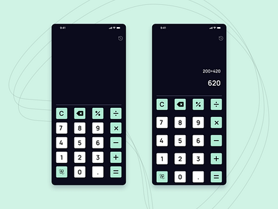 Calculator App UI app design ui