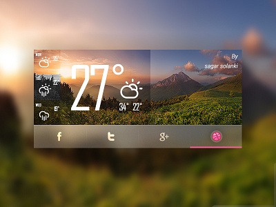 Weather Kit app design graphics interface ui ux