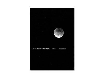 poster black minimal moon photgraphy white