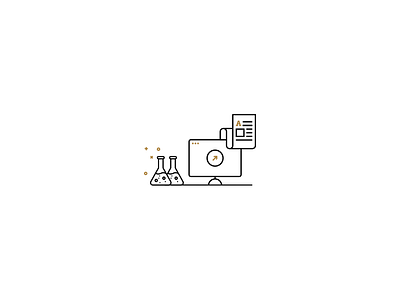 authorea concept icon authorea black editor gold icon minimal open science platform science white