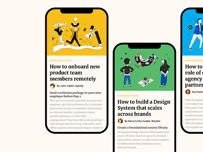 newsletter mockups