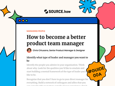 Identify what type of leader and manager you want to be design
