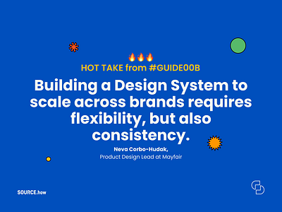 Flexibility but also consistency design system