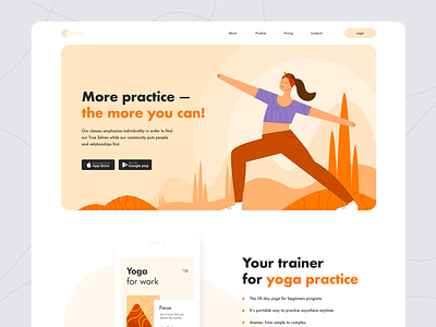 Yoga Product page