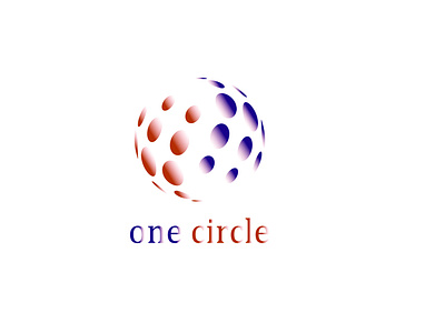 one circle logo logo