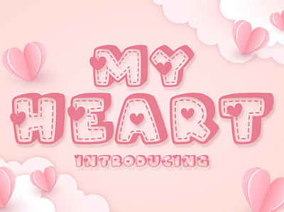 My Heart Display Fonts app fonts baby fonts branding children fonts cricut fonts cut fonts cute fonts decor fonts decorative fonts design display fonts fun fonts graphic design logo love fonts mom fonts typography ui valentine fonts vector