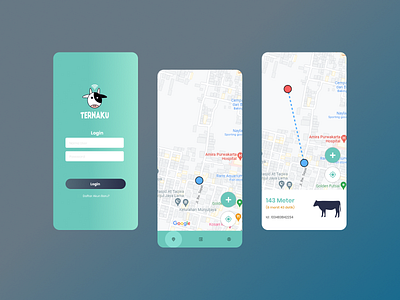 Farm Animals Tracking UI Design (Ternaku) mobile ui