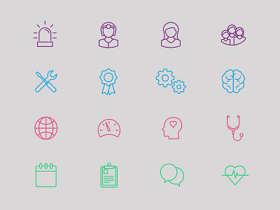 Health Software Icons