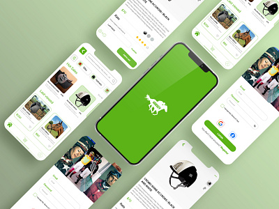 Ui/UX For Jockeys Shop App adobe xd app horses app ui user interface ux