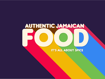 It's all about spice branding design font food graphic design illustration jamaican post rainbow socialmedia vector