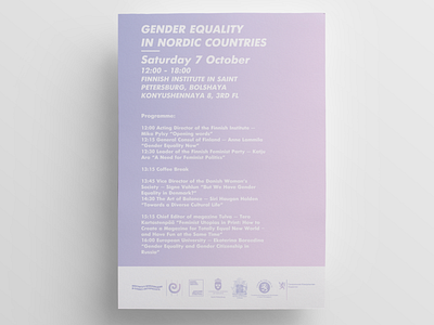 Gender Equality In Nordic Countries Design