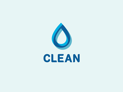 Clean clean cleaning drop logo logotype mark water drop