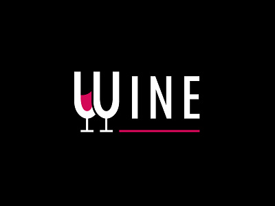 Wine glass glasses lettering logo wine wine glass
