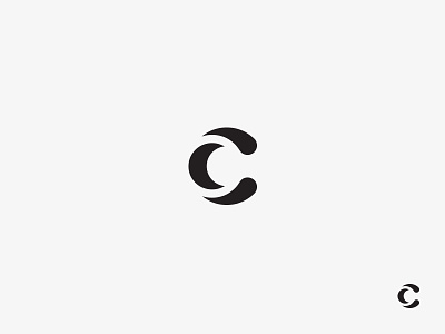 C letter c icon letter logo logomark mark symbol typography