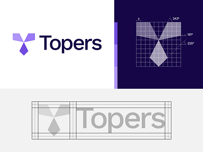 Topers | Logo design app logo branding branding and identity connect grid icon app icon mark identity logodesign mobile app mobile app design mobile application mobile branding oleg coada t letter t letter logo work