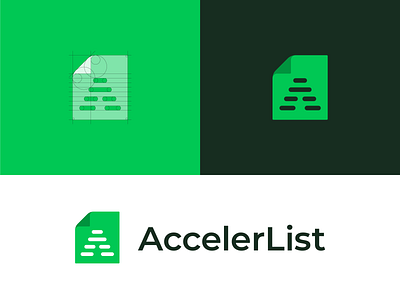 AccelerList | Logo design