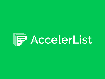 AccelerList | Final logo design