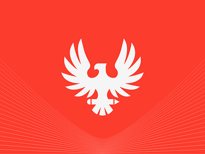 Oleg Coada | Personal Logo branding design eagle bird logo gradient icon bird identity identity branding logo designer logodesign pattern pencil personal logo red color