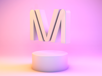 VM | 3d logo mark