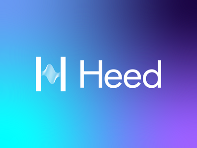 Heed | Logo design branding branding and identity digital h logo identity identity branding logo design logo design branding logodesign logotype music wave wave logo
