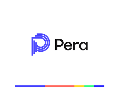 Pera | Logo Design banner branding branding and identity design gradient identity identity branding logo design logo design branding p letter p letter logo p logo p logo design