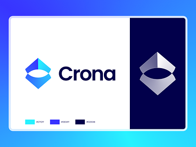 Crona | Logo design branding branding and identity crown crypto crypto logo design identity identity branding logo logo design logo design branding logotype saas saas branding unused for sale