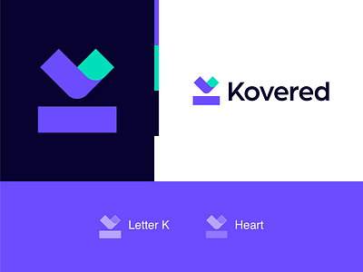 Kovered | Logo design 2