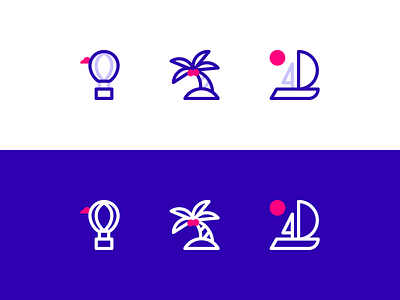 Travel Icons brand brand identity branding free icon icon design icon set iconography icons identity line modern travel ui