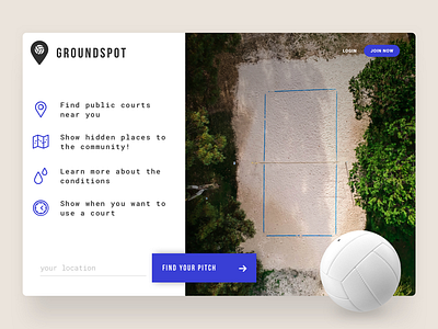 Wanna play? design landing page sketch sport ui web design webdesign