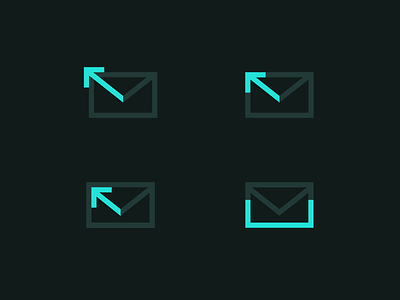 Email Icons email flat icon inbox smooch.io stroke