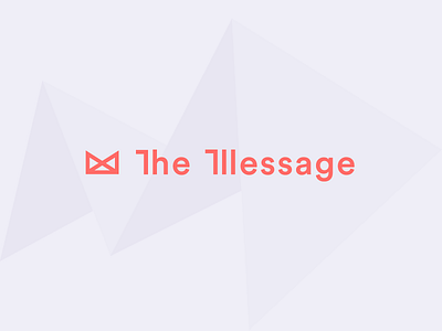 the message brand icon logo typography