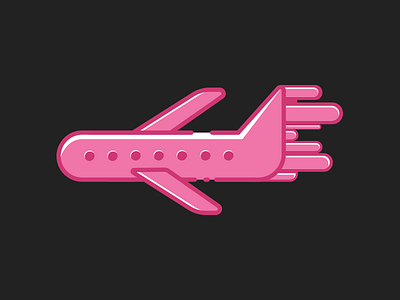 Clean Plane Design clean clean design design flying plane illustrator minimal minimal design plane shiny