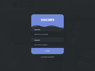 Discord Login User Interface discord login login login ui minimalist ui user interface