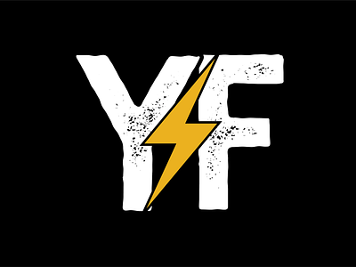YF Lockup branding graphic design logo