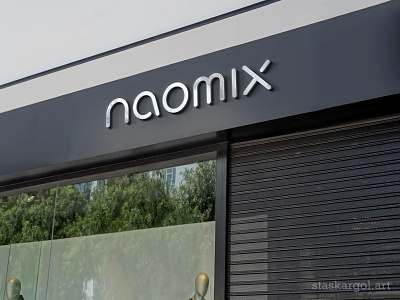 Logo design for Naomix branding design graphic design logo typography vector