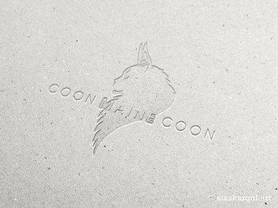 Logo design for Coon Maine Coon branding design graphic design logo typography vector