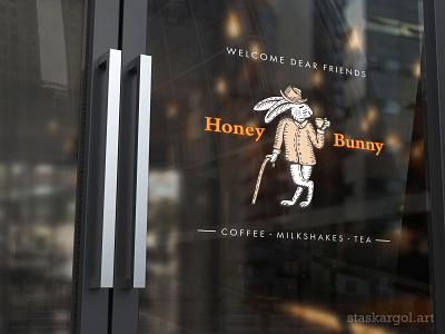 Logo Design for Honey Bunny branding design graphic design illustration logo vector