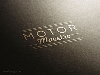 Logo Design for Motor Maestro branding design graphic design logo typography vector