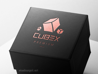 Logo design for Cubex branding design graphic design logo typography vector