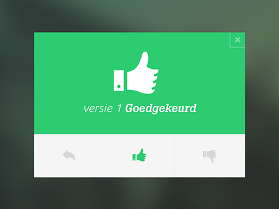 (dis)approve application approve clean dashboard flat green icon interface like minimal popup ui