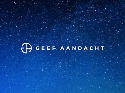 Geef Aandacht design geometry logo mindfull spiritual