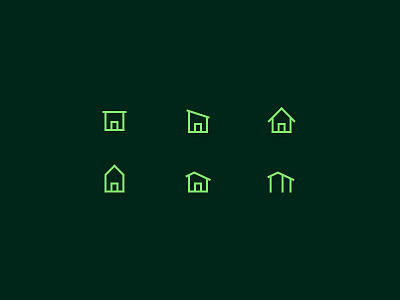 Types Of Rooftops green home house icon icons minimalist roof