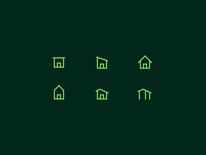 Types Of Rooftops by Andre van Iterson on Dribbble
