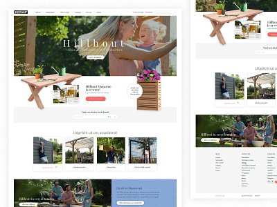 Hillhout Homepage branding clean desktop garden green inspiration interface minimal shop typography ui ux webshop