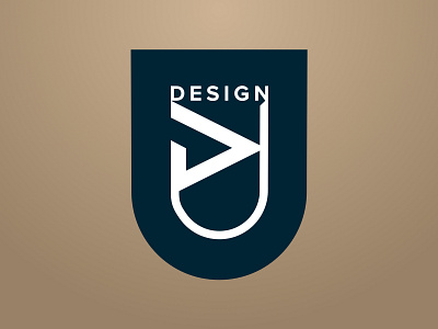 Design Guild Shield badge badges blue craft design guild illustration logo vector white
