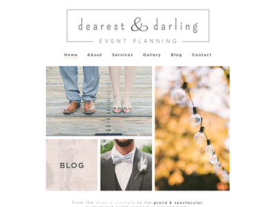 Dearest & Darling | Website Design