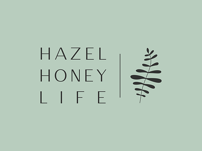 Hazel Honey Life — Primary Logo brand identity branding design illustration logo typography