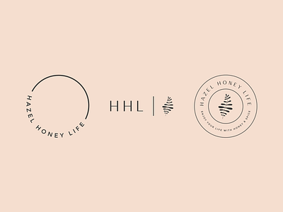 Hazel Honey Life — Brand Marks brand identity brand mark branding design illustration logo