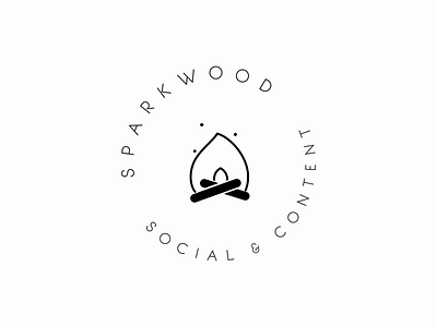 Sparkwood Social + Content — Brand Mark