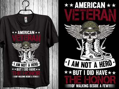 veteran t-shirt design adobe best t shirt design designer graphic design illustration motion graphics t shirt typography veteran